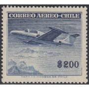 Chile A- 161 1955/60 Serie antigua Grabados Avión MH Chile A- 161 1955/60 Serie antigua Grabados Avión MH