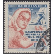 Chile A- 229 1966 Campeonato mundial de Ski usado