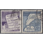 Chile A- 176/77 1958 Antártica Chilena usado Chile A- 176/77 1958 Antártica Chilena usado