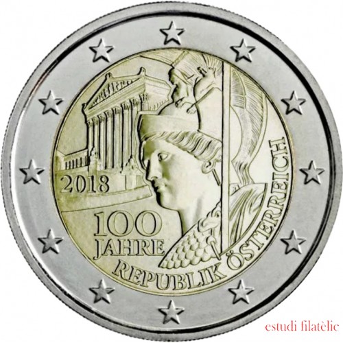 Austria 2018 2 € euros conmemorativos Av República de Austria 