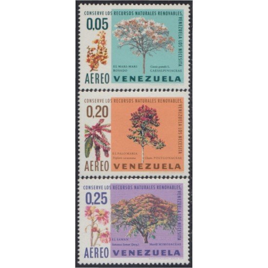 Venezuela A- 967/69 1969 Conservación de Recursos Naturales MNH Venezuela A- 967/69 1969 Conservación de Recursos Naturales MNH