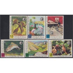 Venezuela A- 958/63 1968 Conservación de la naturaleza MNH Venezuela A- 958/63 1968 Conservación de la naturaleza MNH