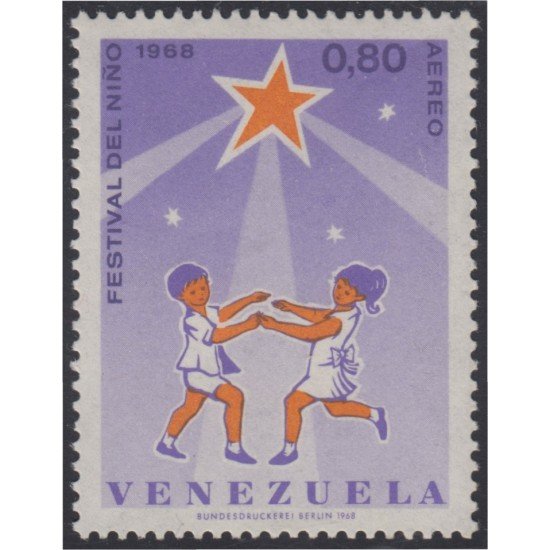 Venezuela A- 956 1968 Fiesta del niño MNH Venezuela A- 956 1968 Fiesta del niño MNH
