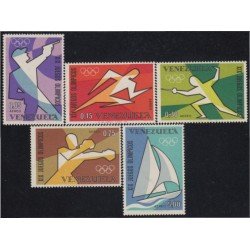 BA2/DEP4 Venezuela A- 951/55 1968 Juegos olímpicos de México MNH BA2/DEP4 Venezuela A- 951/55 1968 Juegos olímpicos de México MNH