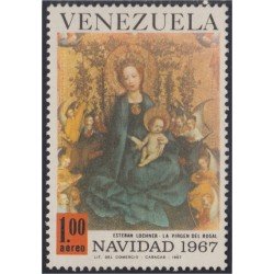Venezuela A- 928 1967 Navidad La Virgen del Rosal MNH Venezuela A- 928 1967 Navidad La Virgen del Rosal MNH