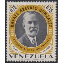 Venezuela A- 894 1966 Rafael Arevalo Gonzalez MNH Venezuela A- 894 1966 Rafael Arevalo Gonzalez MNH