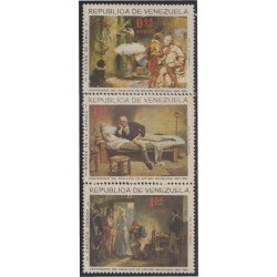 Venezuela A- 885/87 1966 Centenario del natalicio de Arturo Michelena MNH Venezuela A- 885/87 1966 Centenario del natalicio de Arturo Michelena MNH