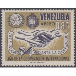 Venezuela A- 869 1965 Año de la Cooperación Internacional MNH Venezuela A- 869 1965 Año de la Cooperación Internacional MNH