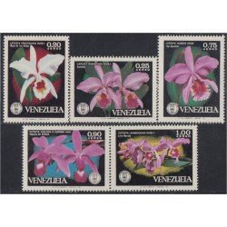 Venezuela A- 1016/20 1971 Orquídeas Flores Flowers MNH Venezuela A- 1016/20 1971 Orquídeas Flores Flowers MNH