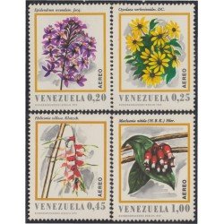 Venezuela A- 1007/10 1970 Flores indígenas Flowers MNH Venezuela A- 1007/10 1970 Flores indígenas Flowers MNH