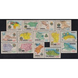 Venezuela A- 993/06 1970-71 Regiones de Venezuela Cartas geográficas MNH Venezuela A- 993/06 1970-71 Regiones de Venezuela Cartas geográficas MNH