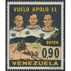 Venezuela A- 977 1969 Vuelo Apolo XI MH Venezuela A- 977 1969 Vuelo Apolo XI MH