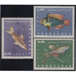 Venezuela A- 891/93 1966 Fauna Peces Fishes MH Venezuela A- 891/93 1966 Fauna Peces Fishes MH