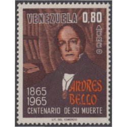 Venezuela A- 862 1965 Andrés Bello Centenario de su muerte MH Venezuela A- 862 1965 Andrés Bello Centenario de su muerte MH
