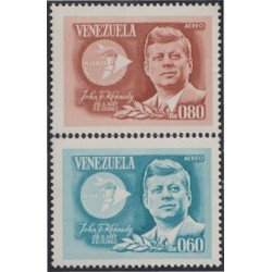 Venezuela A- 860/61 1965 John F. Kennedy MH Venezuela A- 860/61 1965 John F. Kennedy MH