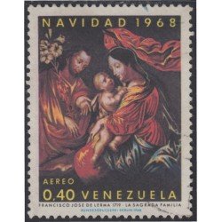 Venezuela A- 957 1968 Navidad La Gran Familia usados Venezuela A- 957 1968 Navidad La Gran Familia usados