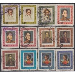 Venezuela A- 929/40 1967 Simón Bolívar usados Venezuela A- 929/40 1967 Simón Bolívar usados