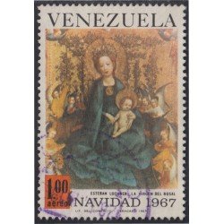 Venezuela A- 928 1967 Navidad La Virgen del Rosal usados Venezuela A- 928 1967 Navidad La Virgen del Rosal usados
