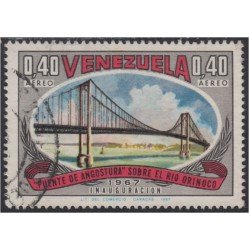 Venezuela A- 908 1967 Inauguración del puente de Angostura usados Venezuela A- 908 1967 Inauguración del puente de Angostura usados