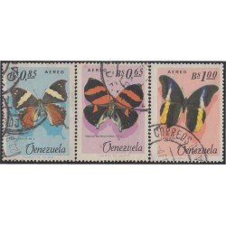 Venezuela A- 873/75 1966 Mariposas Butterflies usados Venezuela A- 873/75 1966 Mariposas Butterflies usados