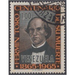 Venezuela A- 871 1965 Fermín Toro Centenario de su Muerte usados Venezuela A- 871 1965 Fermín Toro Centenario de su Muerte usados