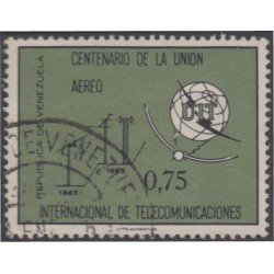 Venezuela A- 866 1965 Centenario de la Unión Internacional de Telecomunicaciones usados Venezuela A- 866 1965 Centenario de la Unión Internacional de Telecomunicaciones usados