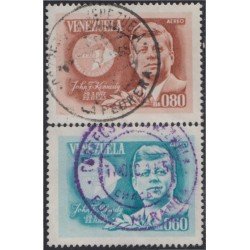 Venezuela A- 860/61 1965 John F. Kennedy usados Venezuela A- 860/61 1965 John F. Kennedy usados