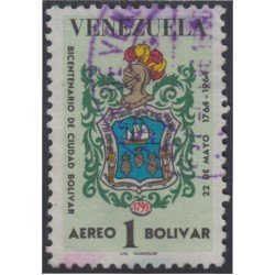 Venezuela A- 809 1964 Bicentenario de Ciudad Bolívar usados Venezuela A- 809 1964 Bicentenario de Ciudad Bolívar usados