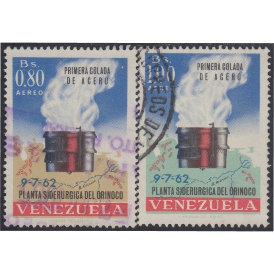 Venezuela  A- 807/08 1964 Planta siderúrgica del Orinoco usados