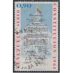Venezuela A- 1021 1971 Constitución de 1961 usados Venezuela A- 1021 1971 Constitución de 1961 usados
