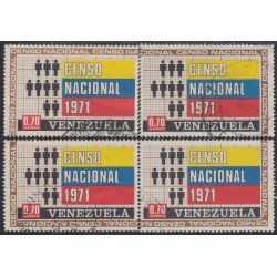 Venezuela A- 1012/15 1971 Censo Nacional usados Venezuela A- 1012/15 1971 Censo Nacional usados