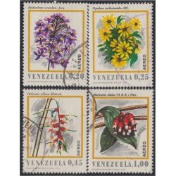 Venezuela A- 1007/10 1970 Flores indígenas Flowers usados Venezuela A- 1007/10 1970 Flores indígenas Flowers usados