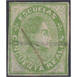 Venezuela Fiscales postales 13B 1871 Simón Bolívar usados Venezuela Fiscales postales 13B 1871 Simón Bolívar usados