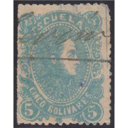 Venezuela Fiscales postales 29 1880 Simón Bolívar Tipo meme in sobrecarga usados Venezuela Fiscales postales 29 1880 Simón Bolívar Tipo meme in sobrecarga usados