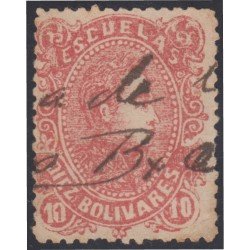 Venezuela Fiscales postales 30 1880 Simón Bolívar Tipo meme in sobrecarga usados Venezuela Fiscales postales 30 1880 Simón Bolívar Tipo meme in sobrecarga usados