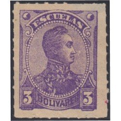 Venezuela Fiscales postales 47 1887 Simón Bolívar Litografías MH Venezuela Fiscales postales 47 1887 Simón Bolívar Litografías MH