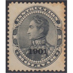 Venezuela Fiscales postales 87A 1901 timbres de 1893 Simón Bolívar MH Venezuela Fiscales postales 87A 1901 timbres de 1893 Simón Bolívar MH