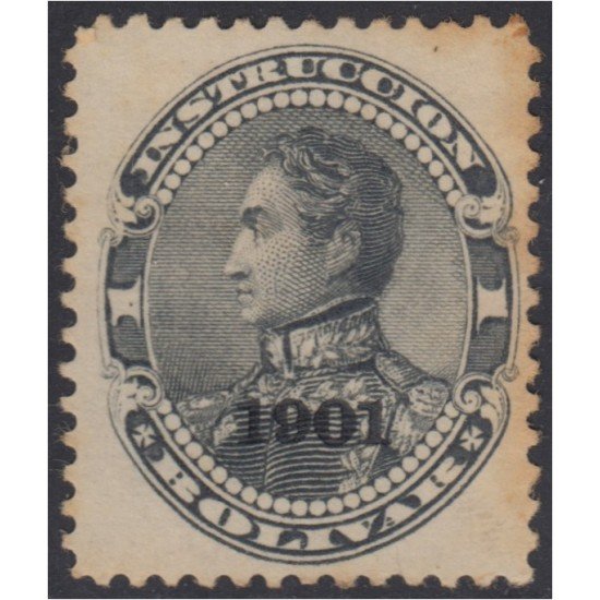Venezuela Fiscales postales 87A 1901 timbres de 1893 Simón Bolívar MH Venezuela Fiscales postales 87A 1901 timbres de 1893 Simón Bolívar MH