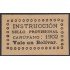 Venezuela Fiscales postales 92A 1902 Instrucción Sello provisional Carúpano MH