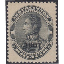 Venezuela Fiscales postales 92 1902 Simón Bolívar MH Venezuela Fiscales postales 92 1902 Simón Bolívar MH