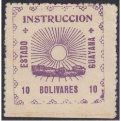 Venezuela Fiscales postales 99 1903 Instrucción Estado Guayana MH Venezuela Fiscales postales 99 1903 Instrucción Estado Guayana MH