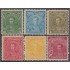 Venezuela Fiscales postales 135/40 1922 Mariscal Sucre MH