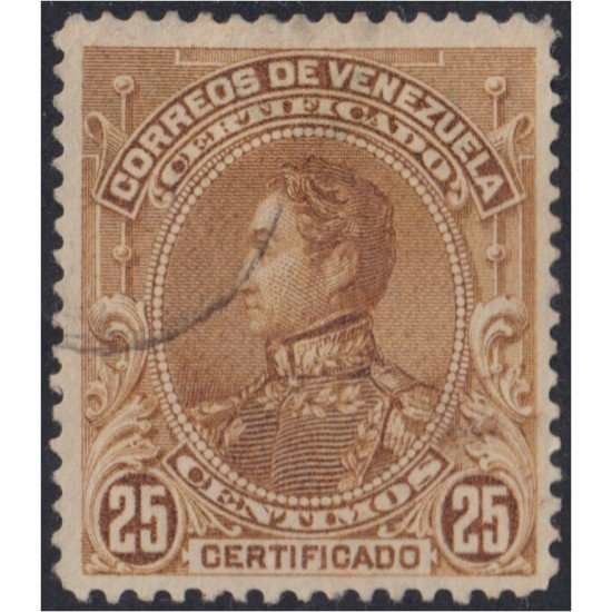 Venezuela Letras Recomendadas 1 1899 Simón Bolívar usado