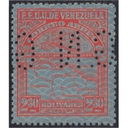 Venezuela Servicio Oficial 32 1931/44 Sello correo aéreo con perforación GN MNH Venezuela Servicio Oficial 32 1931/44 Sello correo aéreo con perforación GN MNH