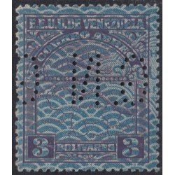 Venezuela Servicio Oficial 34 1931/44 Sello correo aéreo con perforación GN MNH
