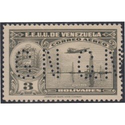 Venezuela Servicio Oficial 101 1931/44 Sello correo aéreo con perforación GN MNH Venezuela Servicio Oficial 101 1931/44 Sello correo aéreo con perforación GN MNH