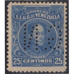 Venezuela Timbres Servicio 41 1925/42 Bolívar letras GN perforadas MH Venezuela Timbres Servicio 41 1925/42 Bolívar letras GN perforadas MH