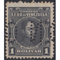 Venezuela Timbres Servicio 45 1925/42 Bolívar letras GN perforadas MH Venezuela Timbres Servicio 45 1925/42 Bolívar letras GN perforadas MH