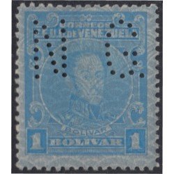 Venezuela Timbres Servicio 69 1925/42 Bolívar letras GN perforadas MH Venezuela Timbres Servicio 69 1925/42 Bolívar letras GN perforadas MH