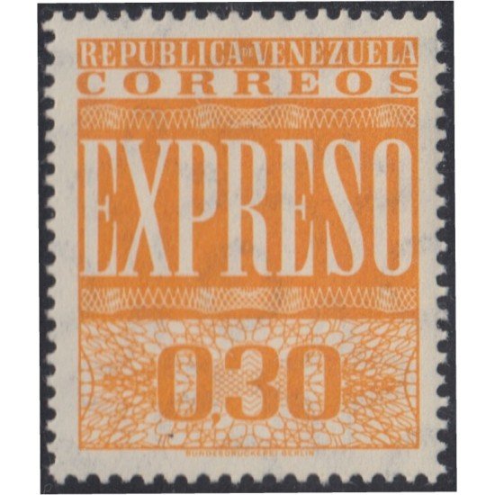 Venezuela expreso 2 1961 Filigrana A sellos de Perú Expreso MH Venezuela expreso 2 1961 Filigrana A sellos de Perú Expreso MH